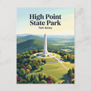 High Point State Park New Jersey Postcard