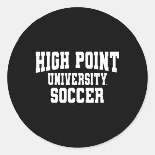 High Point University Panthers Soccer Ncaa Hp23 Classic Round Sticker