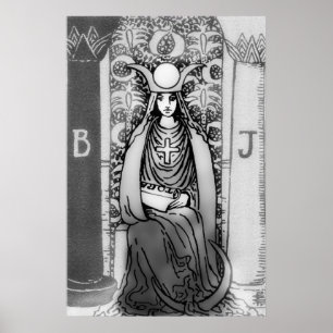 High Priestess Tarot Poster