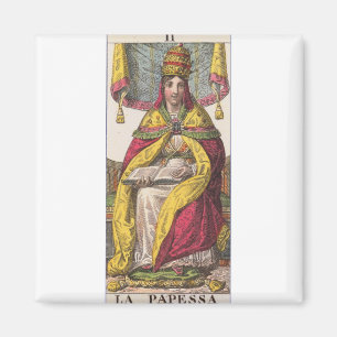 High Priestess Vintage Tarot Magnet