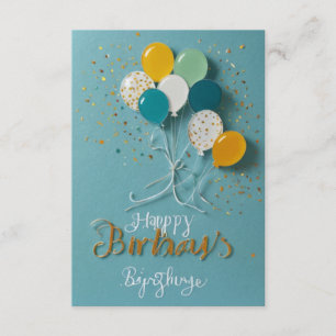 High quality, birthday invitations! Enclosure Card