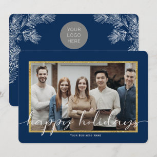 High Quality Business Happy Holiday Photo Cards
