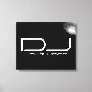 High Quality DJ Canvas Print