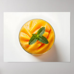 High-Quality Fresh Mango Smoothie  Poster
