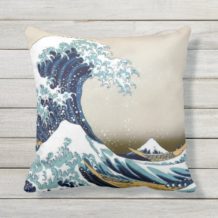 High Quality Great Wave off Kanagawa Outdoor Outdoor Cushion