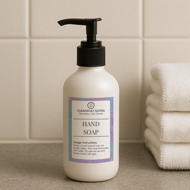  High-quality Hand Soap Hospitality Label Stickers (Creator Uploaded)