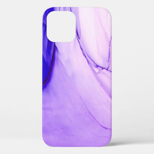 High-quality modern abstract painting rendered wit iPhone 12 case
