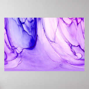 High-quality modern abstract painting rendered wit poster