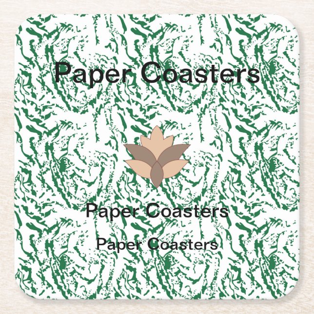 High-quality Paper Coasters for Every Occasion (Front)