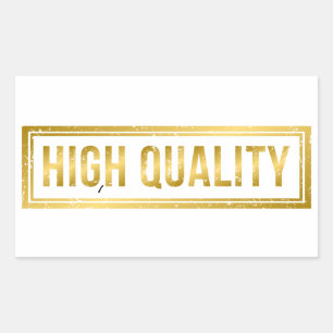 High Quality Rectangular Sticker