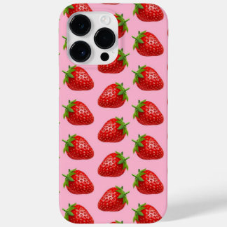 high quality Strawberry  Case-Mate iPhone 14 Pro Max Case