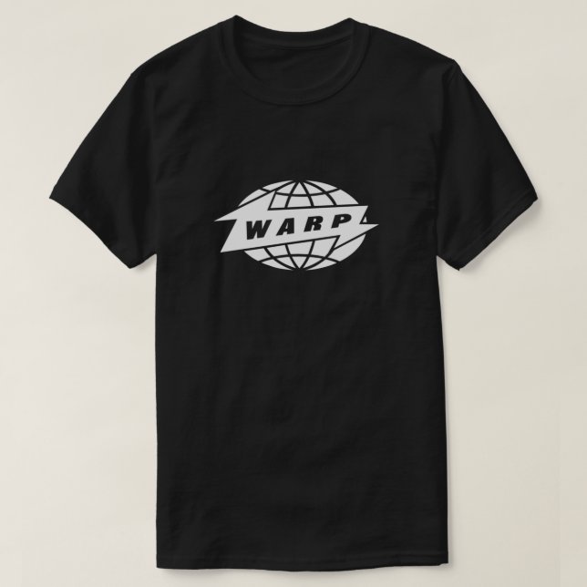 [HIGH QUALITY] Warp Records (white version)  T-Shirt (Design Front)