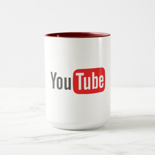 high quality youtube mug (Center)