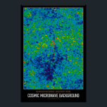 High Res Astronomy Cosmic Microwave Background Poster<br><div class="desc">WMAP reveals cosmic microwave background,  supporting big bang theory and showing universe’s early matter density fluctuations.</div>