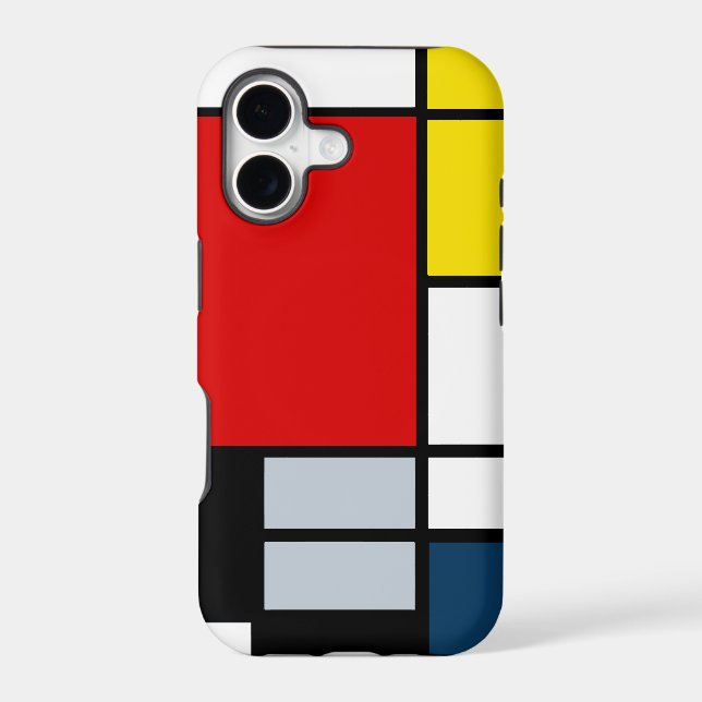 High Res Piet Mondrian Composition (Back)