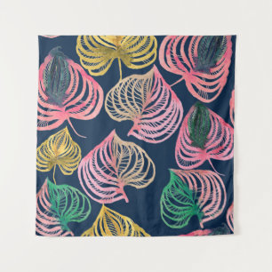High-Res Watercolor Floral: Detailed Texture Tapestry