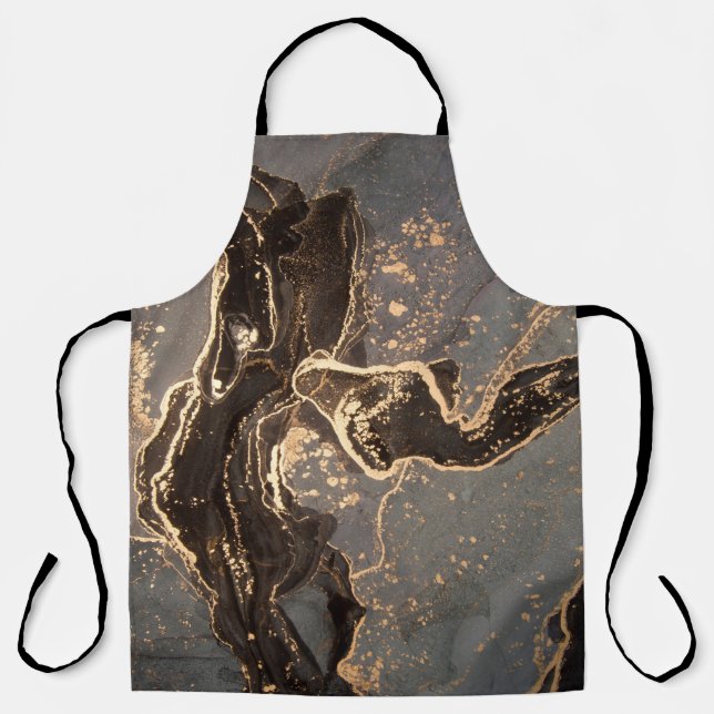 High resolution. Luxury abstract fluid art paintin Apron (Front)