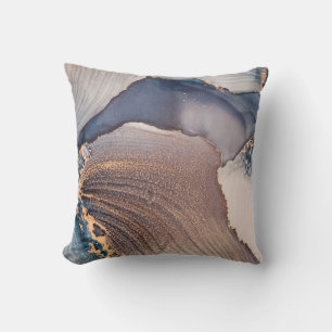 High resolution. Luxury abstract fluid art paintin Cushion