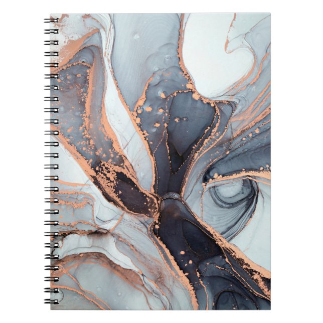 High resolution. Luxury abstract fluid art paintin Notebook (Front)