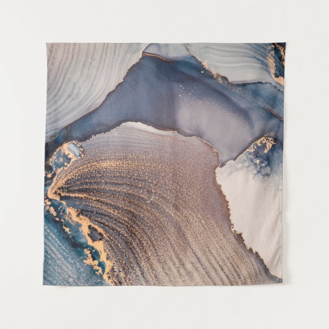 High resolution. Luxury abstract fluid art paintin Tapestry (Front)