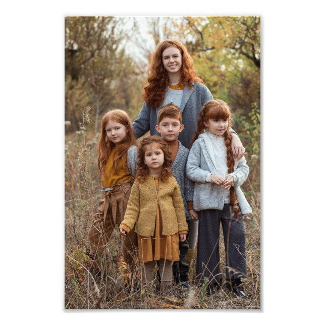 High Resolution Personalise Kids Photo Enlargement (Front)
