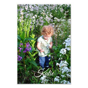High Resolution Personalise Name Enlargement Photo Print