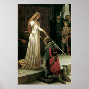 High Resolution Victorian Art Print "The Accolade"