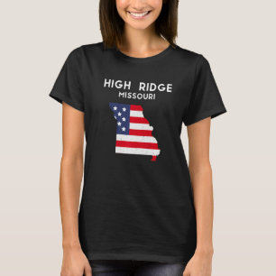 High Ridge Missouri USA State America Travel Misso T-Shirt