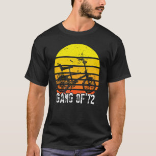 High Riser Bike Chopper 70s Hipster Birthday 1972 T-Shirt