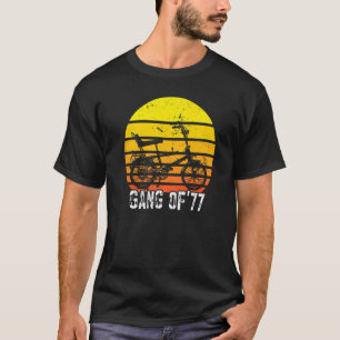 High Riser Bike Chopper 70s Hipster Birthday 1977 T-Shirt