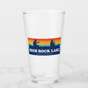High Rock Lake North Carolina Canoe Glass