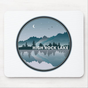 High Rock Lake North Carolina Reflection Mouse Pad