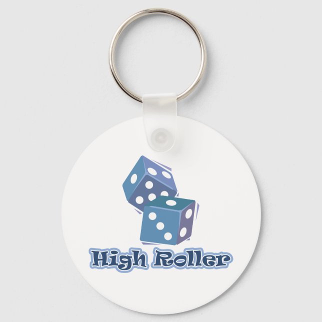 High Roller - Dice Games Key Ring (Front)