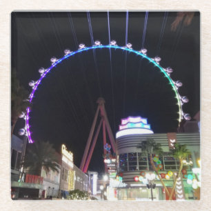 High Roller Ferris Wheel Las Vegas#3 Glass Coaster