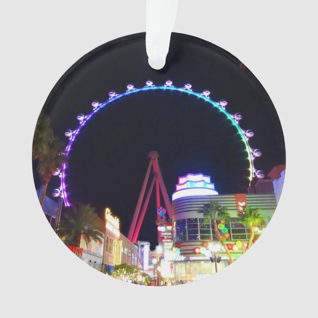 High Roller Ferris Wheel Las Vegas #6 Ornament (Front)