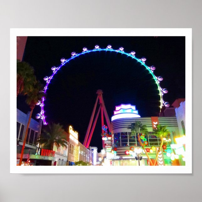 High Roller Ferris Wheel Las Vegas #6 Poster (Front)