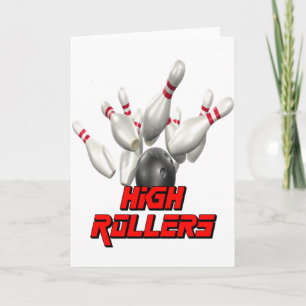 High Rollers Bowling Card