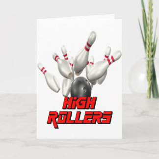 High Rollers Bowling Card