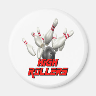 High Rollers Bowling Magnet