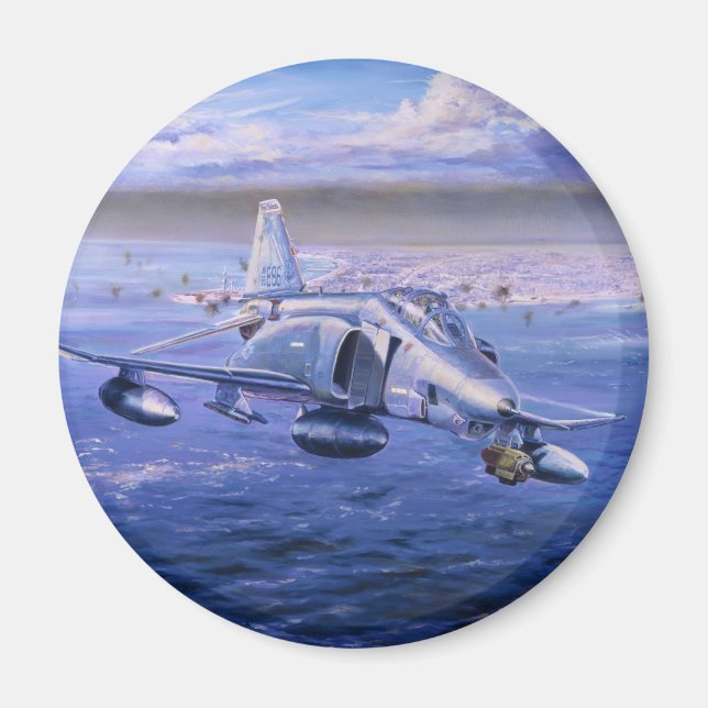 High Rollers over Kuwait by Rick Herter Magnet (Front)