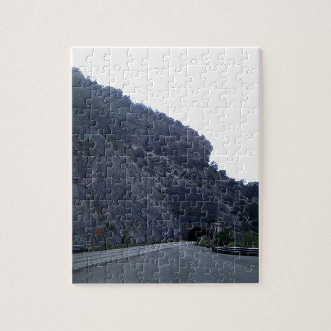 High Rolls Mountain Tunnel New Mexico Jigsaw Puzzle (Vertical)