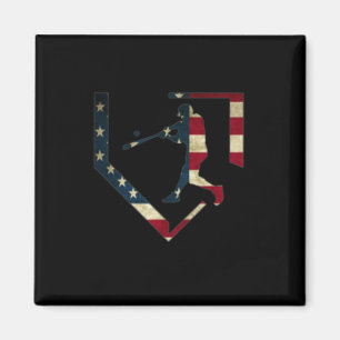 High School Baseball Season College Ball Player Us Magnet