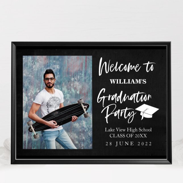 High School Chalk Graduation Party Welcome Sign (Creator Uploaded)