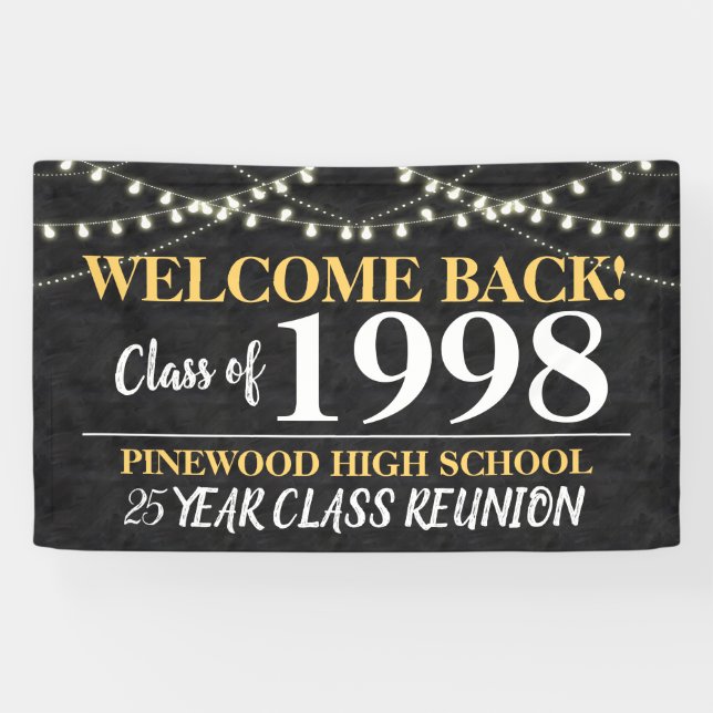 High School Class Reunion Banner (Horizontal)