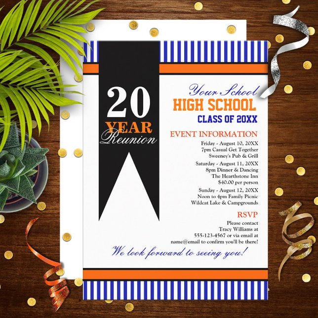 High School Class Reunion Invitation (Creator Uploaded)