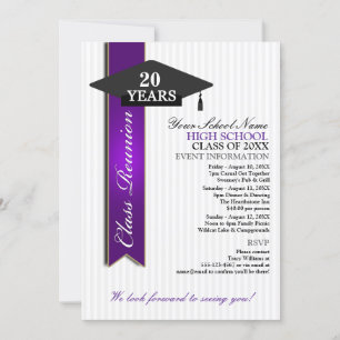 High School Class Reunion Invitation