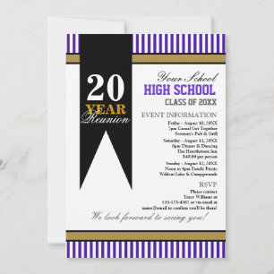 High School Class Reunion Invitation