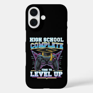 High School Complete Gamer Gaming Graduation iPhone 16 Case