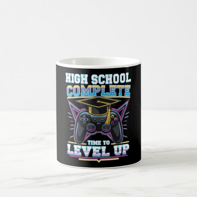 High School Complete Gamer Gaming Graduation Coffee Mug (Center)