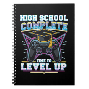 High School Complete Gamer Gaming Graduation Notebook